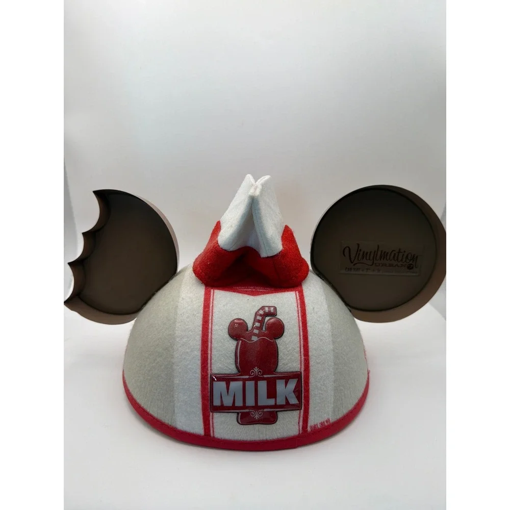 Disney Vinylmation Urban 7 Milk and Cookies Ear Hat Set Limited Edition 1000